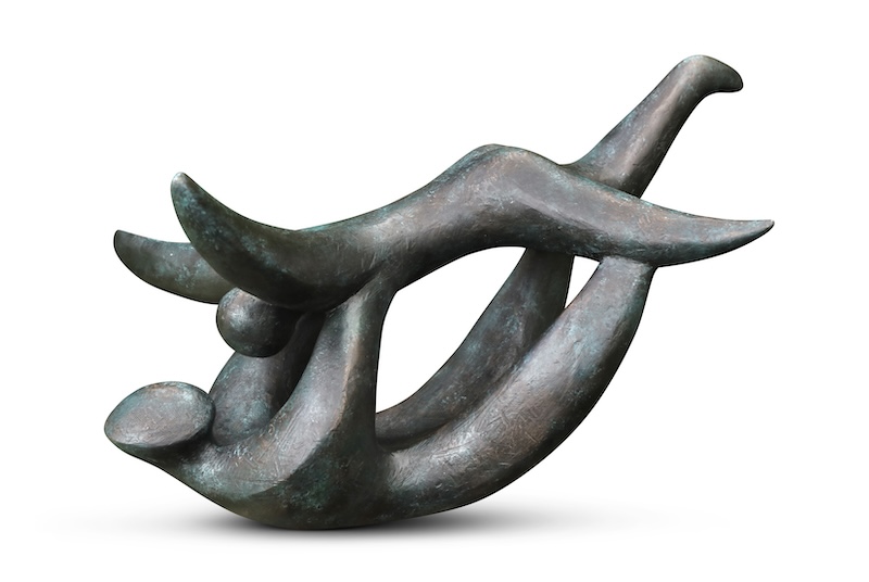 Flying Couple Sculpture